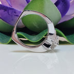 Trillion Cut Euro Style Lab-Grown Diamond Engagement Ring