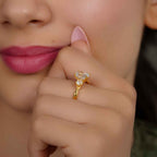 Twisted Vine Three Stone Oval Lab Grown Diamond Engagement Ring - JBR Jeweler