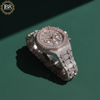 VVS Diamond Full Studded Chronograph Automatic Watch
