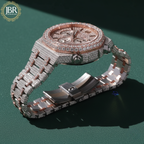 VVS Diamond Full Studded Chronograph Automatic Watch