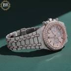 VVS Diamond Full Studded Chronograph Automatic Watch