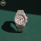 VVS Diamond Full Studded Chronograph Automatic Watch