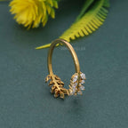 Vine Open Lab Grown Diamond Wedding Band - JBR Jeweler