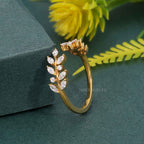 Vine Open Moissanite Diamond Wedding Band - JBR Jeweler