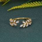 Vine Open Lab Grown Diamond Wedding Band - JBR Jeweler