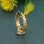 Vintage Three Stone Round Oval Moissanite Diamond Engagement Ring - JBR Jeweler