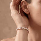 Yellow Gold Diamond Tennis Bracelet Oval Diamonds