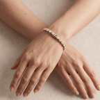 Yellow Gold Diamond Tennis Bracelet Oval Diamonds