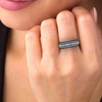 Antique Milgrain Vintage Style Women's Band In Sterling Silver - JBR Jeweler