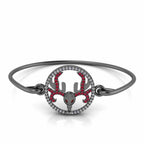 Antler Sterling Silver Bangle Bracelets For Women - JBR Jeweler