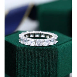 Asscher Cut Wedding Bridal Stacking Matching Band Promise Gift - JBR Jeweler