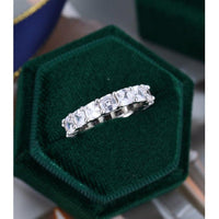 Asscher Cut Wedding Bridal Stacking Matching Band Promise Gift - JBR Jeweler