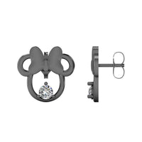 Child's Twinkle Minnie Mouse Stud S925 Earrings - JBR Jeweler