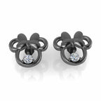 Child's Twinkle Minnie Mouse Stud S925 Earrings - JBR Jeweler