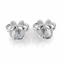 Child's Twinkle Minnie Mouse Stud S925 Earrings - JBR Jeweler