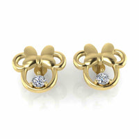 Child's Twinkle Minnie Mouse Stud S925 Earrings - JBR Jeweler