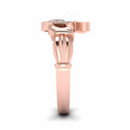 Cluster Sterling Silver Claddagh Ring - JBR Jeweler