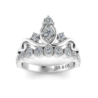 Dainty Princess Crown S925 Tiara Ring - JBR Jeweler