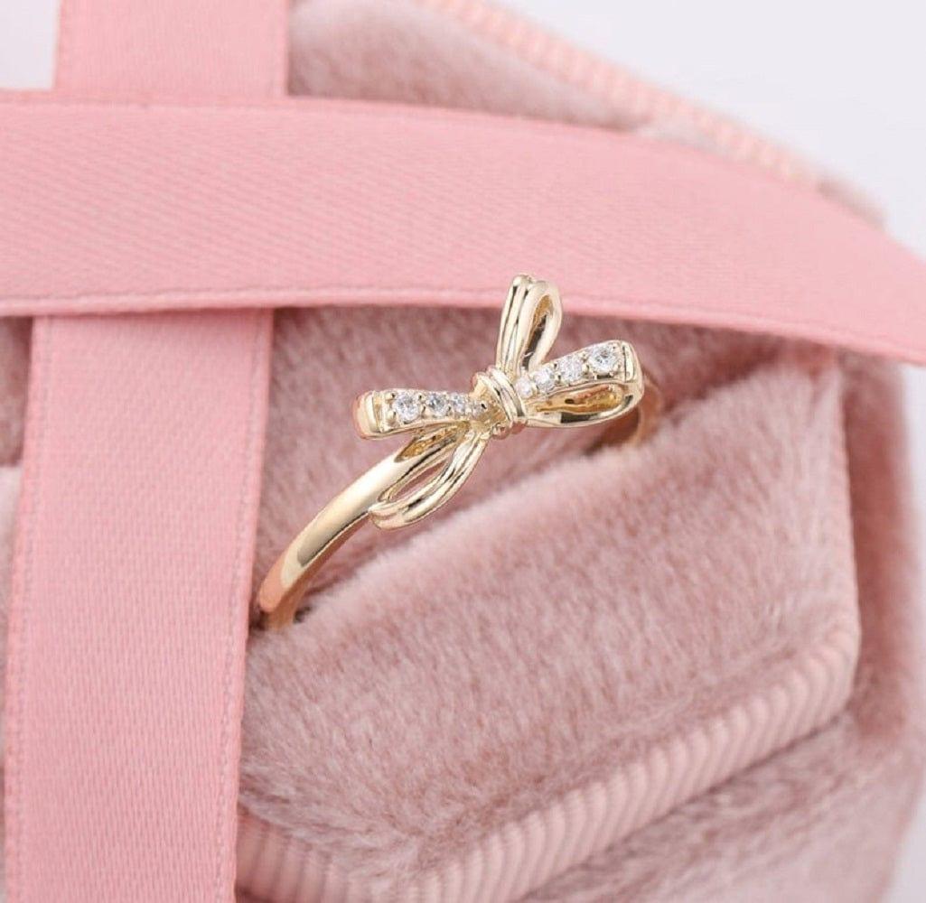 Bow hot sale promise ring