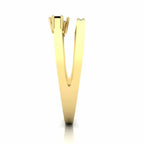 Double Channel Bar Baguette cut Sterling Silver Statement Ring - JBR Jeweler