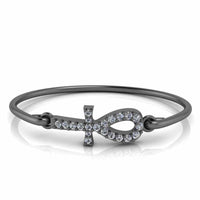 Egyptian Ankh 925 Sterling Silver women Bracelets - JBR Jeweler