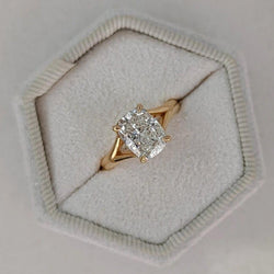 Elongated Cushion Cut Lab-Grown Diamond Engagement Ring - JBR Jeweler