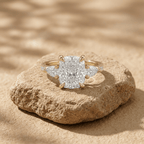 Modern Cushion Cut Moissanite Bridal Jewelry