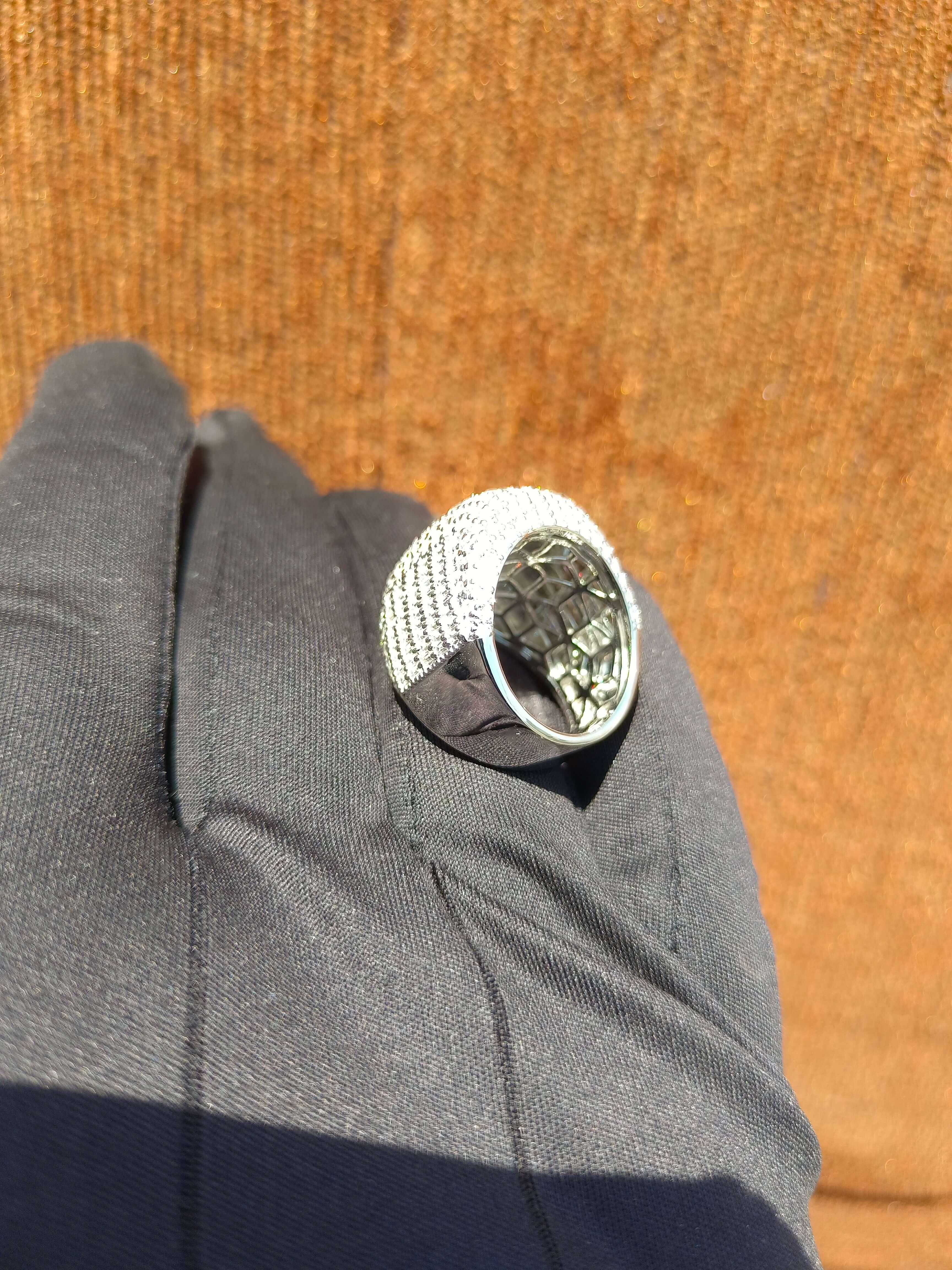 Full Ice out Baguette Moissanite Diamond Real VVS For Men's Custom Hip Hop Ring - JBR Jeweler