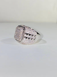 Full Ice out Moissanite Diamond Real VVS Men's Custom Hip Hop Designer Big Ring - JBR Jeweler