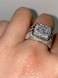 Full Ice out Moissanite Diamond Real VVS Men's Custom Hip Hop Designer Big Ring - JBR Jeweler