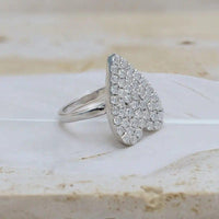 Heart Shaped Round Lab Grown-CVD Diamond Promise Ring - JBR Jeweler