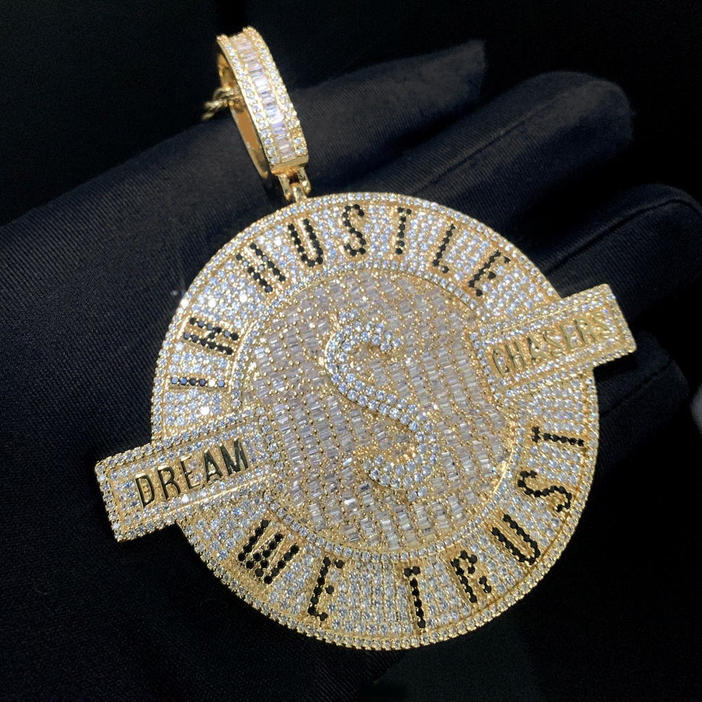 iced out men's pendant