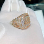 Custom Men's VVS Moissanite Bling Diamond Iced Out Rings - JBR Jeweler