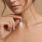 1 Ct Lab Grown Oval Diamond Solitaire Necklace, Minimalist Diamond Necklace in - JBR Jeweler