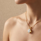 1 Ct Lab Grown Oval Diamond Solitaire Necklace, Minimalist Diamond Necklace in - JBR Jeweler