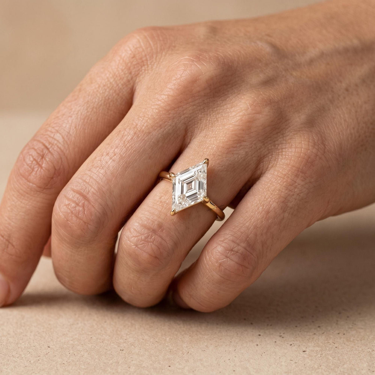  Lab diamond proposal ring for women
