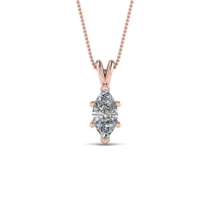 JBR 1Ct Marquise Solitaire Diamond Sterling Silver Pendant - JBR Jeweler