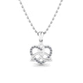 JBR Amore Intertwined Heart Sterling Silver Necklace - JBR Jeweler
