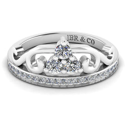 JBR Arrow Style Tiara Sterling Silver Ring - JBR Jeweler