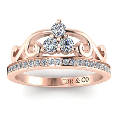 JBR Arrow Style Tiara Sterling Silver Ring - JBR Jeweler