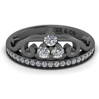 JBR Arrow Style Tiara Sterling Silver Ring - JBR Jeweler