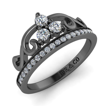 JBR Arrow Style Tiara Sterling Silver Ring - JBR Jeweler