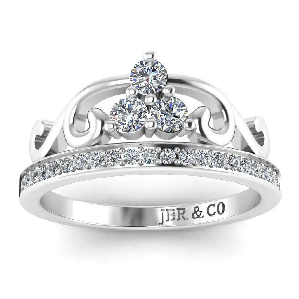JBR Arrow Style Tiara Sterling Silver Ring - JBR Jeweler