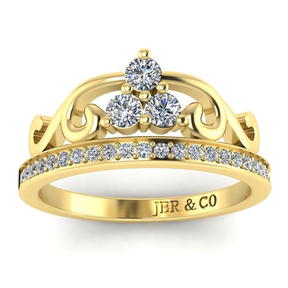 JBR Arrow Style Tiara Sterling Silver Ring - JBR Jeweler