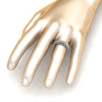 JBR Be Your Queen Crown Shape Round Cut Sterling Silver Ring - JBR Jeweler
