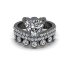 JBR Bezel Set Trillian Cut Sterling Silver Ring - JBR Jeweler