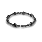 JBR Black Simulants Diamond Chain Link Bracelet - JBR Jeweler
