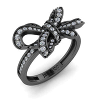 JBR Bowknot Style Sterling Silver Cocktail Ring - JBR Jeweler