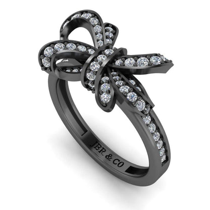 JBR Bowknot Style Sterling Silver Cocktail Ring - JBR Jeweler