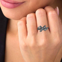 JBR Bowknot Style Sterling Silver Cocktail Ring - JBR Jeweler